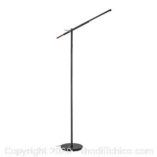 LED Floor Lamp Dimmable Floor Light Touch Lamp for Task Work 8 Watt Eye-cared Reading Lamp Brightness Angle Adjustable for Office Working Room Living Room Made By Metal Nature White Light 4000K-6000K