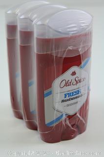 NEW SEALED 3-PACK Old Spice High Endurance Deodorant Stick for Men,Aluminum Free,Fresh, 3oz