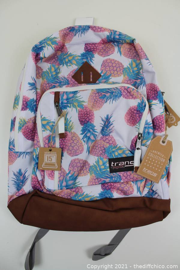 trans by jansport pineapple backpack