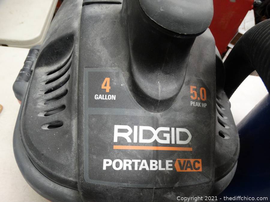 ridgid portable vac attachments