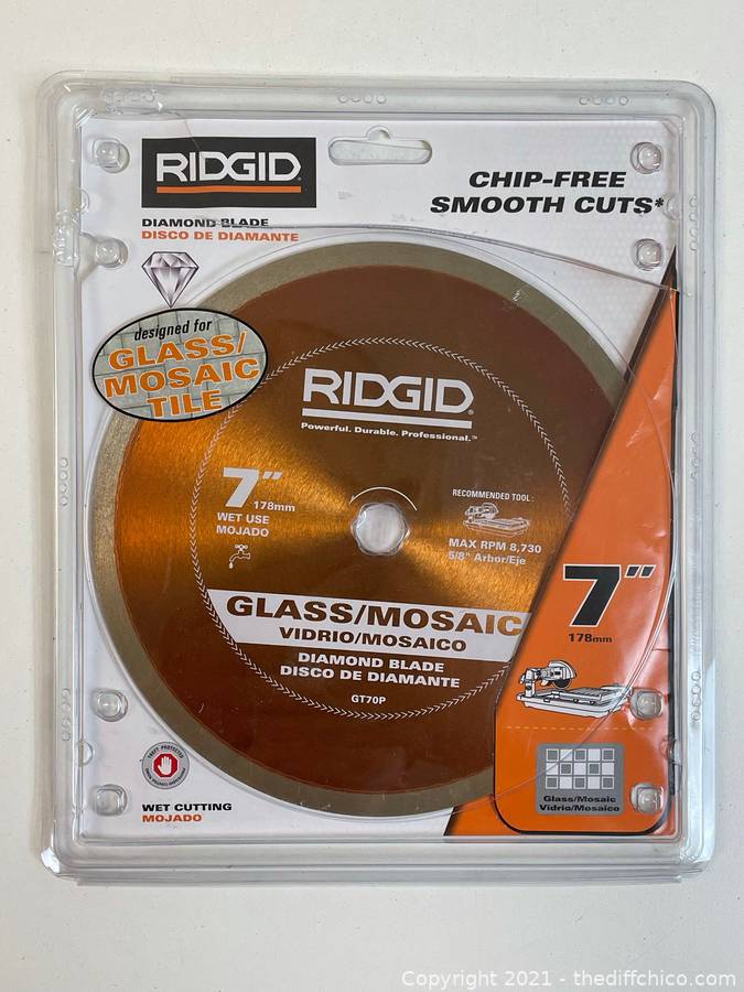 RIDGID 7 in. Glass Tile Blade