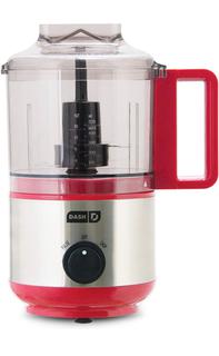 ($99) Dash Mini Food Chopper, Blender + Grinder with Stainless Steel Blades for BBQ Sauce, Salsa, Pesto, Salad & Dessert: Easily Meal Prep Onion, Nuts, Cheese, Garlic, Bacon & More, 2 cup, Red