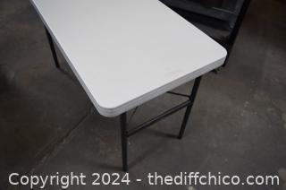 Folding Table - 48 in x 24 in x 28 3/4 in
