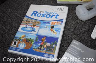 WII Lot - Balance Borad, Games and Much More plus tote