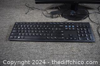 Working Monitor, Keyboard and Mouse