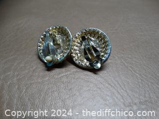 Faux Pearl Earrings 