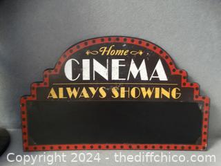Cinema Wall Sign 