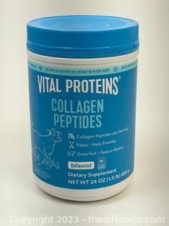 NEW - Vital Proteins Collagen Peptides Unflavored (24 oz)  EXP 07/2028