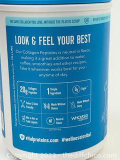 NEW - Vital Proteins Collagen Peptides Unflavored (24 oz)  EXP 07/2028