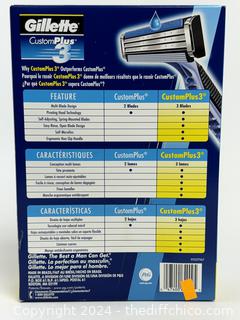 NEW - Gillette CustomPlus3 Disposable Razors 26ct 