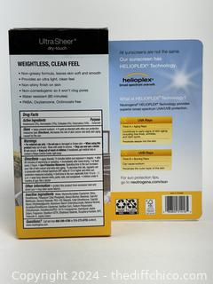 Neutrogena Ultra Sheer Dry Touch Sunscreen Lotion 5oz & 3oz SPF 55 (2-Pack) 
