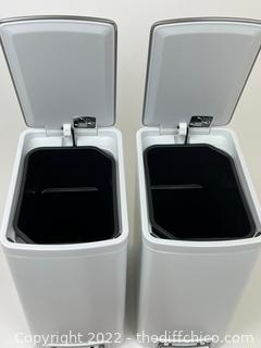 Kohler 6 L Step Trash Bin - 2 Pack