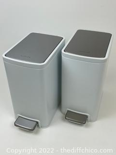 Kohler 6 L Step Trash Bin - 2 Pack