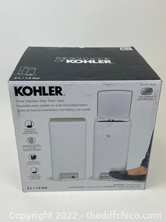Kohler 6 L Step Trash Bin - 2 Pack