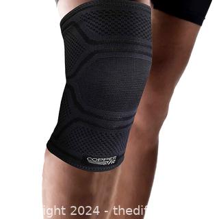 NEW - 2-Pack Copper Fit Elite Compression Knee Sleeves Size L/XL 16" - 20"