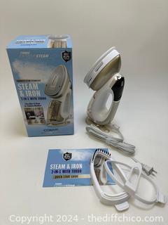 Conair ExtremeSteam 2-in-1 Handheld Steamer & Iron
