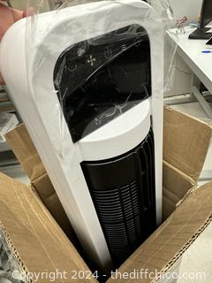 OmniBreeze Tower Fan with Internal Oscillation and Wi-Fi