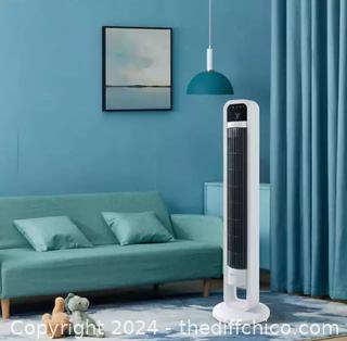 OmniBreeze Tower Fan with Internal Oscillation and Wi-Fi