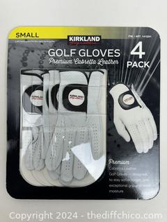 KIRKLAND SIGNATURE Golf Gloves Premium Cabretta Leather Left Hand Glove - SMALL 