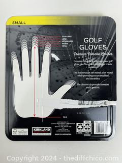 KIRKLAND SIGNATURE Golf Gloves Premium Cabretta Leather Left Hand Glove - SMALL 