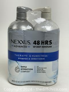 NEW - Nexxus Advanced Therappe Shampoo and Humectress Conditioner, 32 fl oz, 2-count