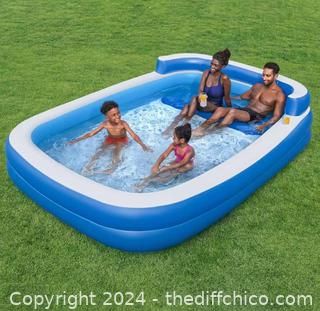 NEW Bestway H2OGO! Family Lounge Fun Inflatable Pool Mosaic Printed Floor