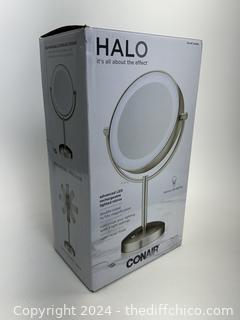 Conair Rechargeable Vanity Mirror with 3 Light Settings Energy Efficient