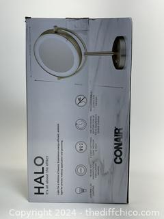 Conair Rechargeable Vanity Mirror with 3 Light Settings Energy Efficient