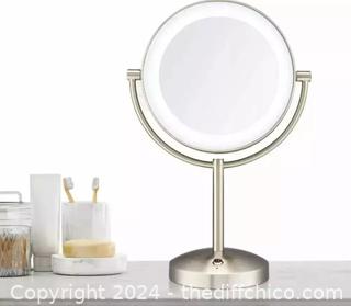 Conair Rechargeable Vanity Mirror with 3 Light Settings Energy Efficient
