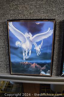 Framed Pair of Prints - 8 1/2 inx 10 in 