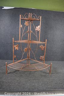Folding Corner Shelf - 27 1/2 in x 19 1/4 in x 38 1/2 in
