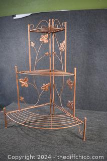 Folding Corner Shelf - 27 1/2 in x 19 1/4 in x 38 1/2 in