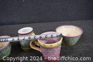 2 Bowls plus 2 Cups