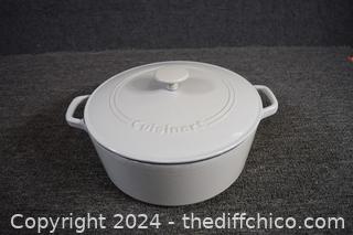 Gray Cuisinart Enamel Pot w/lid