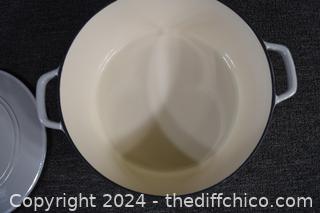 Gray Cuisinart Enamel Pot w/lid