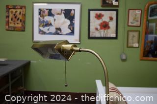 Working Adjustable Lamp - 11 in dia x 47 in extends to 58 in