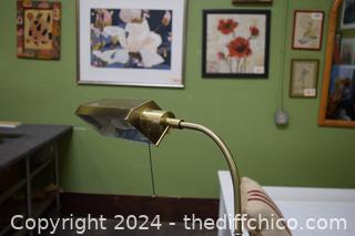 Working Adjustable Lamp - 11 in dia x 47 in extends to 58 in