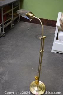 Working Adjustable Lamp - 11 in dia x 47 in extends to 58 in