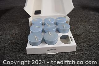 Box with 8 Votive Candles
