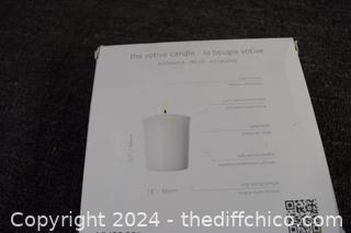 Box with 8 Votive Candles