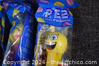 5 Sealed Pez Dispensers