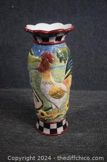 Awesome Rooster Vase