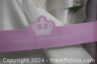 Princess Catherine Doll in Box - Box size in 9 1/4 in x 13 1/4 in