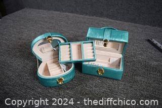 2 Miniature New Jewelry Boxes