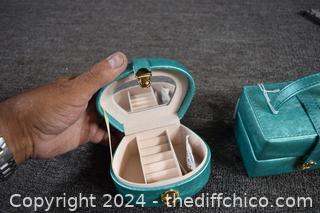 2 Miniature New Jewelry Boxes