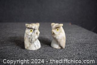 2 SoapStone Owls