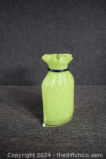 New Hand Made Glass Vase