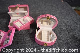 New Miniature Jewelry Box plus Nail Care Kit