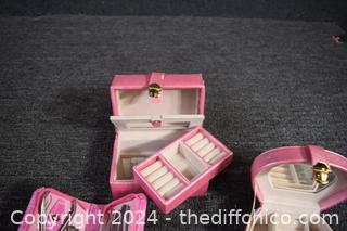 New Miniature Jewelry Box plus Nail Care Kit