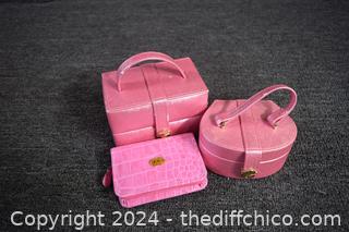 New Miniature Jewelry Box plus Nail Care Kit